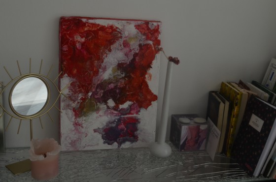 Painting в смешанной технике Рождение