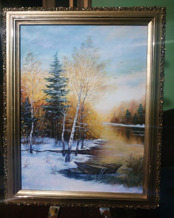 Painting маслом Перший сніг