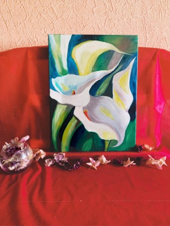 Painting маслом Калы