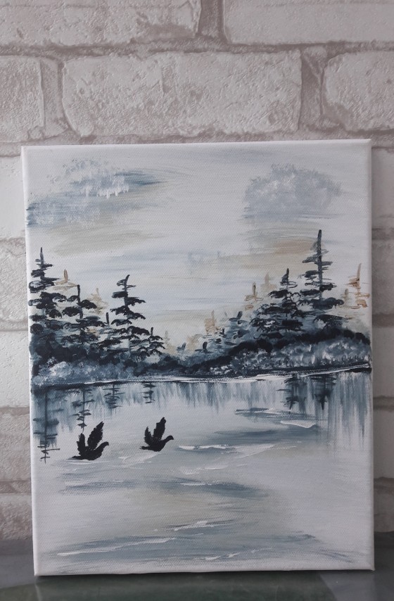 Painting акрилом Пейзаж 