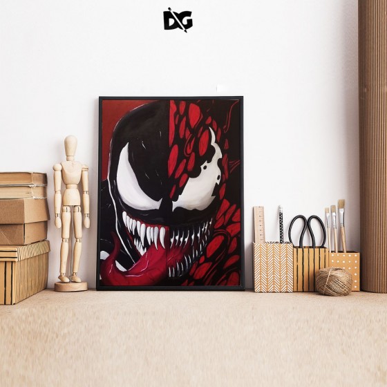 Painting акрилом Картина акрилом Venom/Carnage