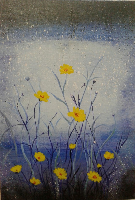 Painting акрилом Летняя фантазия