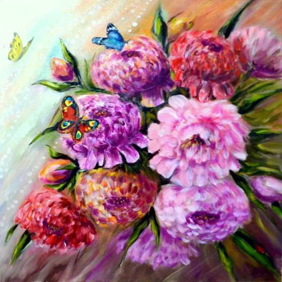 Painting маслом Butterfly Kingdom