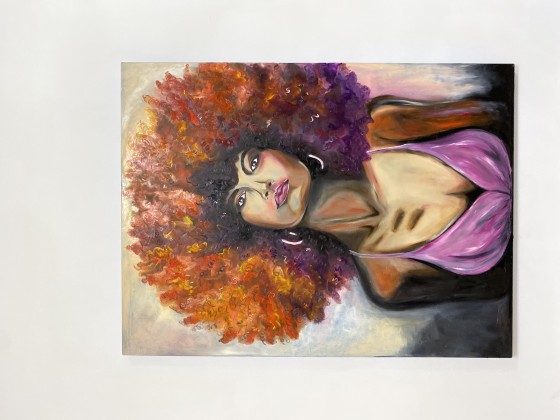 Painting маслом Красотка