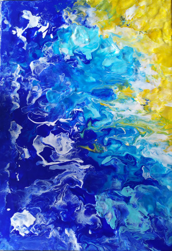 Painting акрилом Морской пейзаж