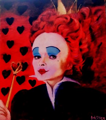 Painting маслом Красная королева