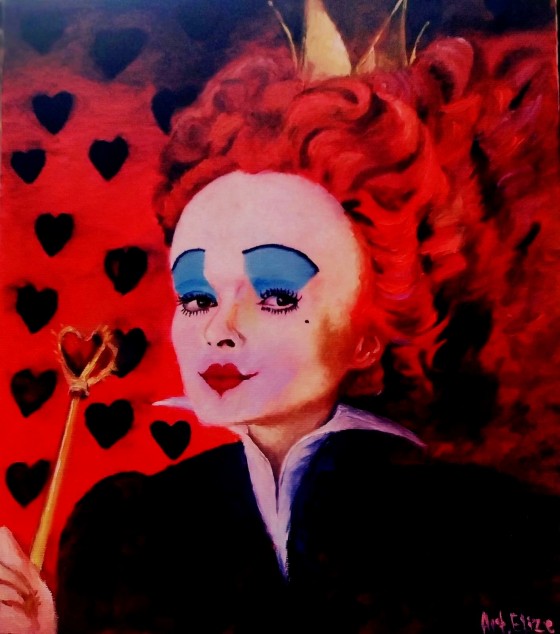 Painting маслом Красная королева