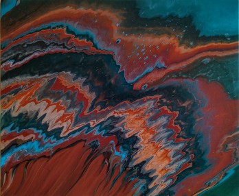 Painting акрилом "Осінь на Буковині"