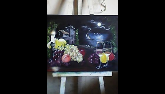 Painting маслом романтик