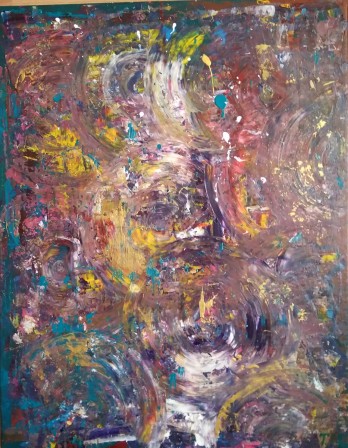 Painting акрилом Variete