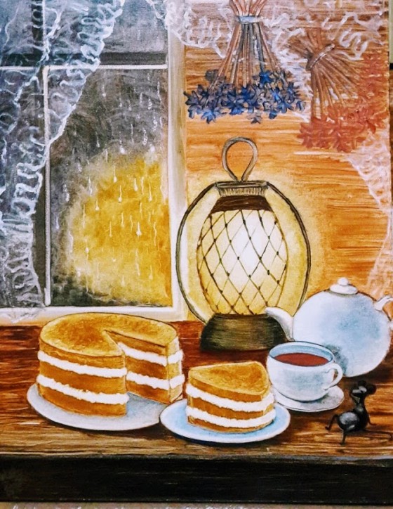 Painting маслом А может чаю?