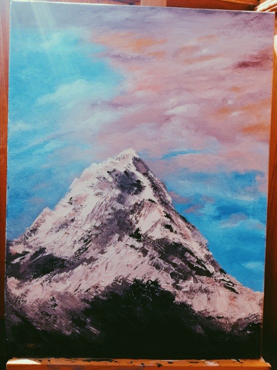 Painting маслом Гора