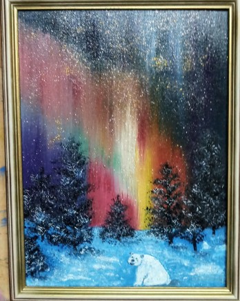 Painting маслом Свет волхвов.