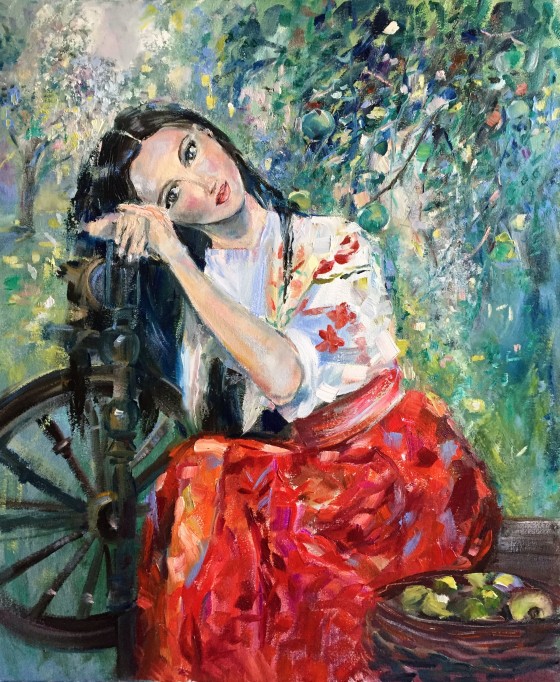 Painting маслом Девичьи мечты