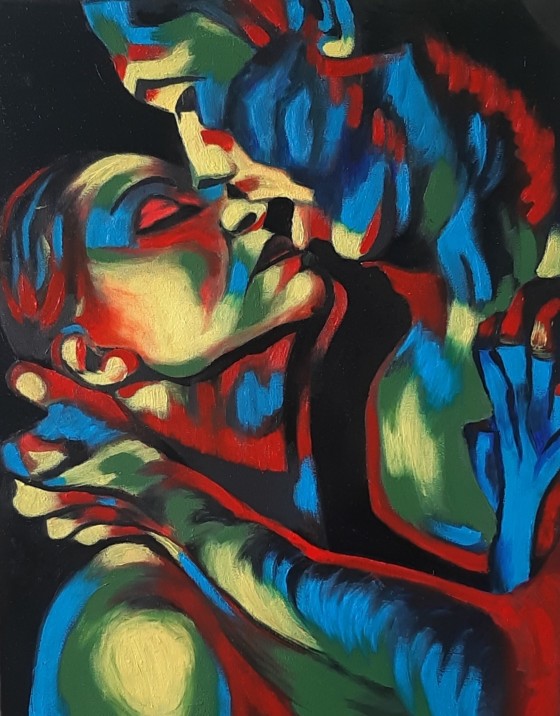 Painting маслом Картина маслом "Страсть"