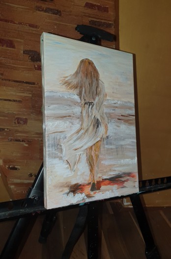 Painting в смешанной технике Странница