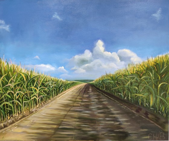 Painting маслом Дорога домой