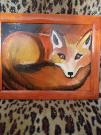 Painting маслом Лис