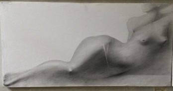 Painting карандашом Жінка нью
