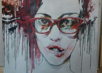 Painting маслом Девушка