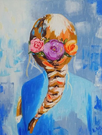 Painting маслом Девичья краса