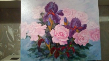 Painting маслом Утреннее танго