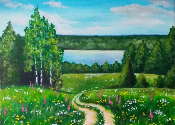 Painting акрилом Картина