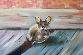 Painting маслом Мышка