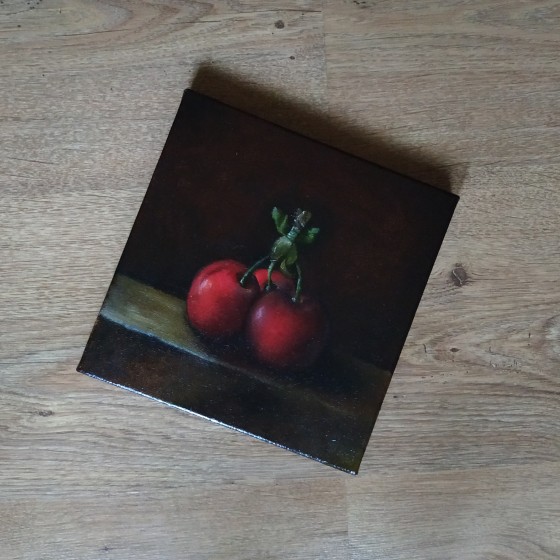 Painting маслом Вишенки