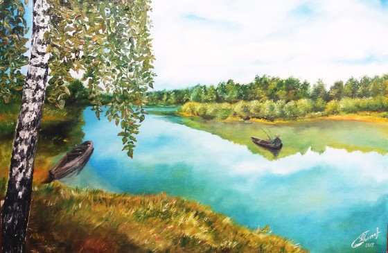 Painting маслом Лето