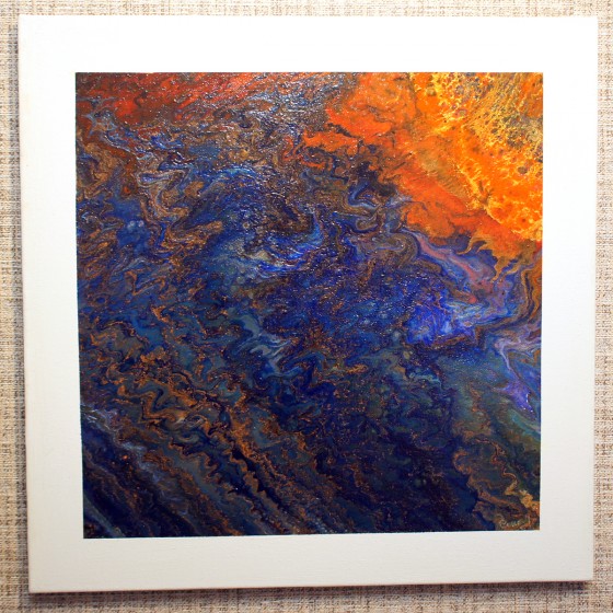 Painting акрилом Звезда по имени Солнце