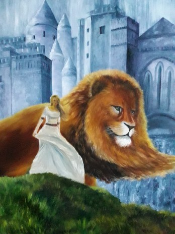 Painting маслом Защитник
