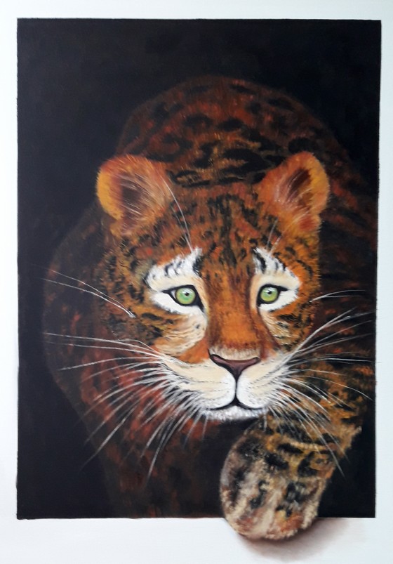 Painting маслом Киса