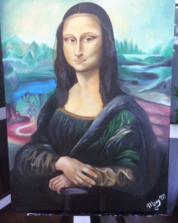 Painting маслом Репродукция "Мона Лиза" ("Джоконда")