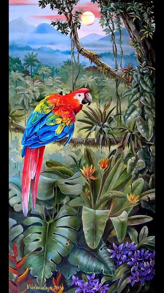 Painting маслом В сердце тропиков