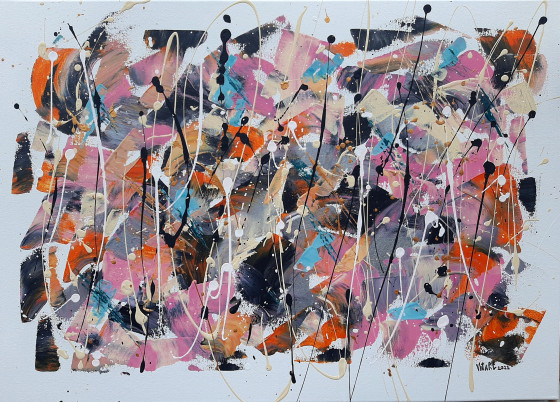 Painting акрилом Абстракция 2023