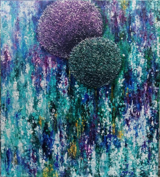 Painting маслом Аллиум