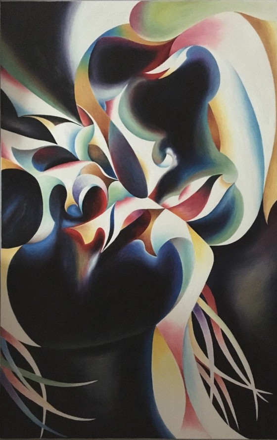 Painting маслом Поцелуй