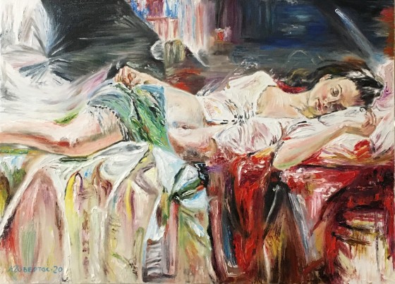 Painting маслом Сладкий сон