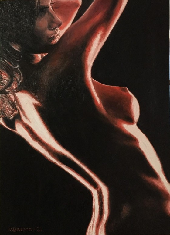 Painting маслом Адель