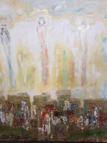Painting акрилом ГОРОД АНГЕЛОВ