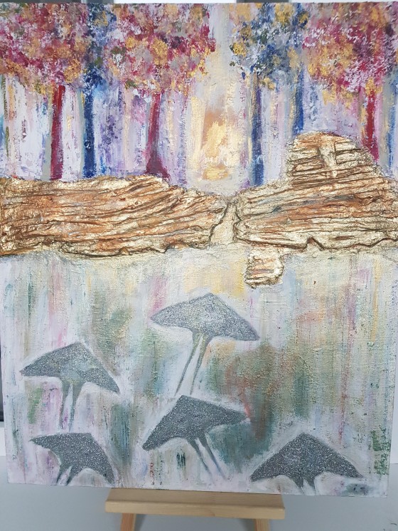 Painting акрилом ФЛОРА И ФАУНА