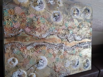 Painting акрилом река жизни