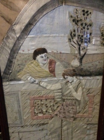 Painting в смешанной технике Картина Ромео и Джульетта