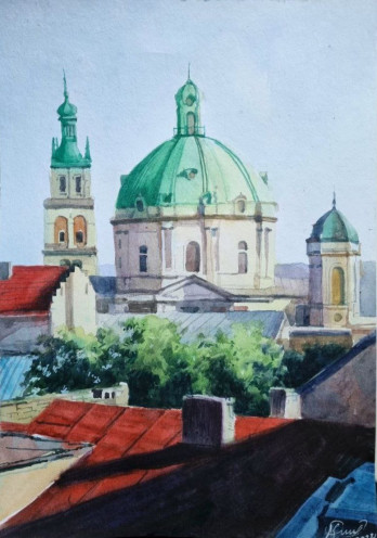 Painting акварелью Львів