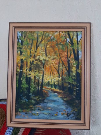 Painting маслом Золотая осень 