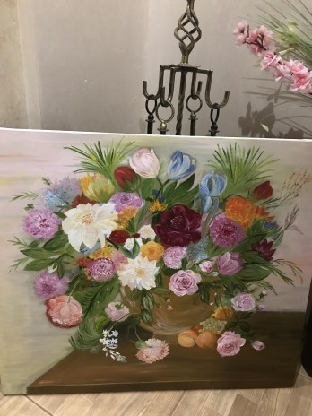 Painting маслом Цветы