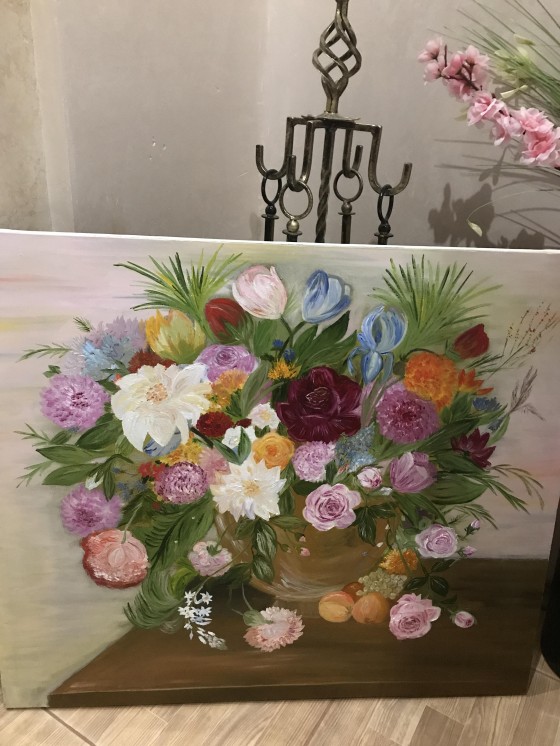 Painting маслом Цветы