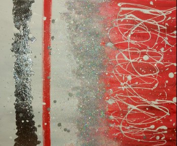 Painting в смешанной технике Экспресия счастья 