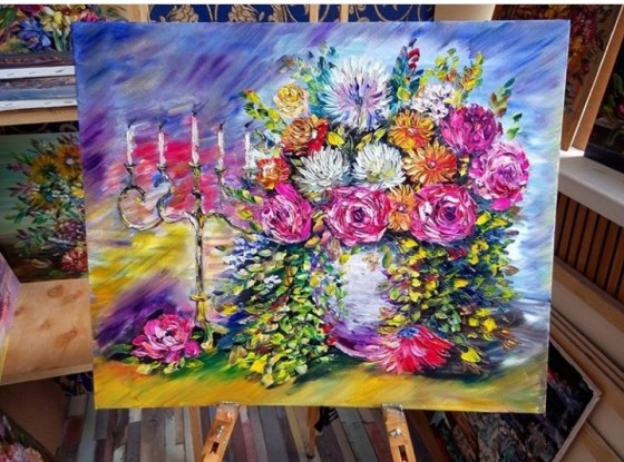 Painting маслом Солнечный день 